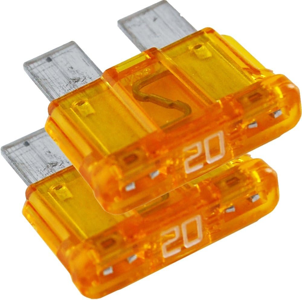 Blue Sea Systems 5243BSS ATO/ATC Fuse – 20 Amp Blade Fuse for Marine and Automotive Electrical Protection