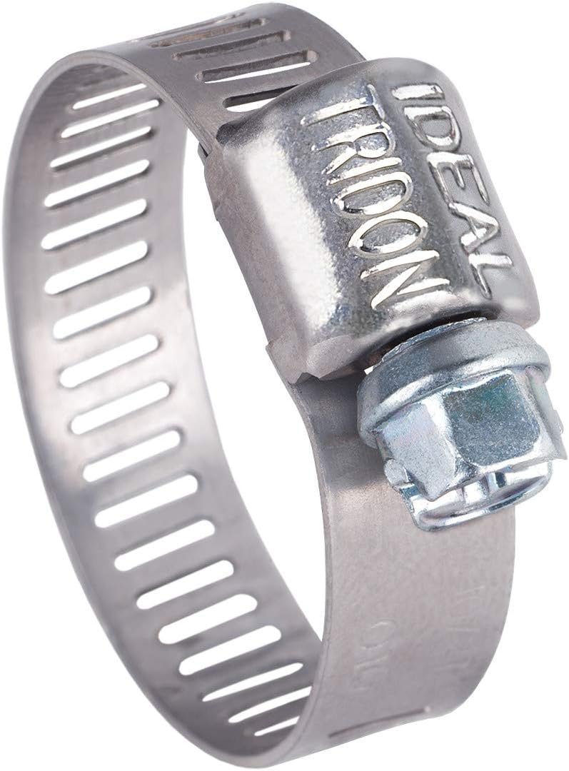 Ideal-Tridon 5203051 Micro Worm Drive Hose Clamp – SAE Size 6, 5/16in Band, Compact Hose Retention Design