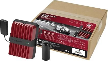 weBoost 470254 Drive Reach Fleet Cell Signal Booster – 50 dB Gain Multi-User System with NMO Antenna