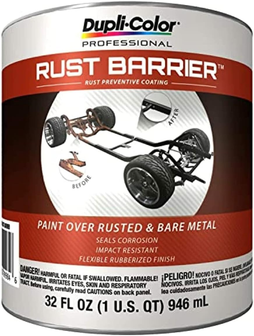 VHT RBQ100 Rust Preventive Black Quart – Rust Inhibiting Protective Coating for Bare Metal and Corrosion Repair Projects - Image 3