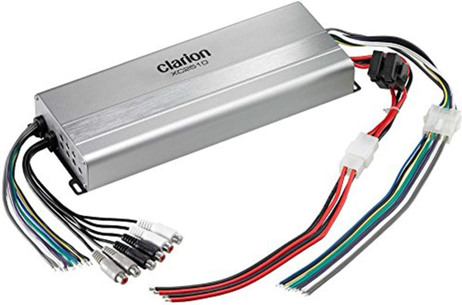 Clarion 92761 Compact 5-Channel Marine Amplifier – Full-Range and Subwoofer Amplification with Compact Chassis