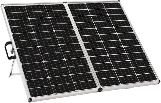 Zamp Solar USP1002 140-Watt Folding Solar Kit – Portable Monocrystalline Panel System with Integrated Charge Controller