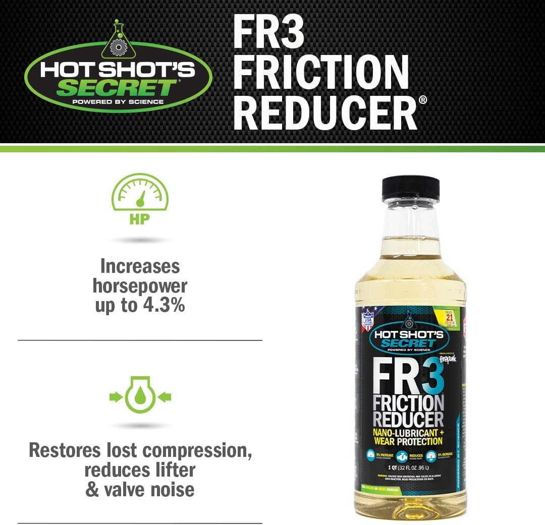 Hot Shot's Secret FR3 Fuel System Cleaner – 1 Quart Performance Fuel Treatment - Image 3