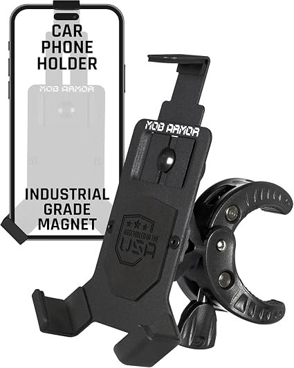Mob Armor Mob Mount Claw Large Black MOBC2BLKLG – Heavy-Duty Adjustable Device Clamp Mount for Phones and Electronics