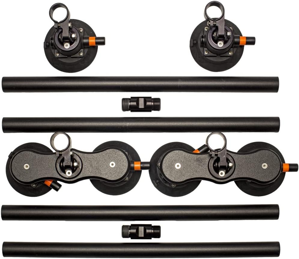 SeaSucker SX6150 Monkey Bars Roof Rack – Black Vacuum-Mount Crossbar Cargo System for Adventure Vehicles
