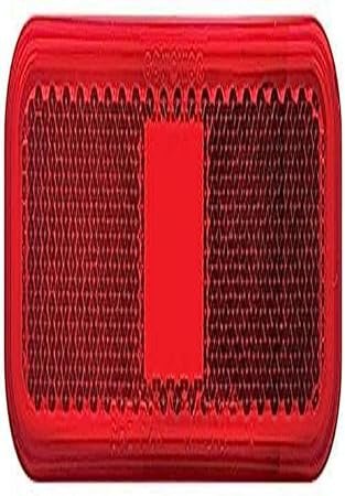 Optronics A44RBP Red Replacement Lens – Polycarbonate Lens for MC44 Series Rectangular Clearance Lights