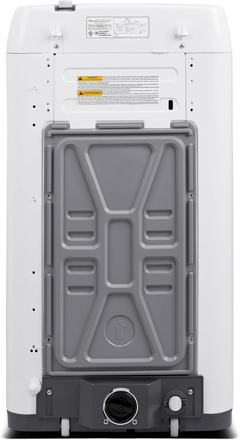 Magic Chef MCSTCW09W2 Top Load Washer – 0.9 Cu Ft Portable Washing Machine – Compact White Laundry Appliance - Image 5