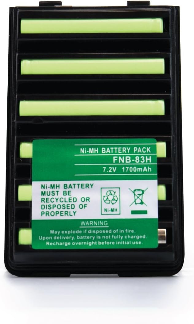 Standard Horizon FNB-83 NiMH Battery Pack – 1400mAh Rechargeable Replacement Battery for HX370 Handheld VHF Radio - Image 6