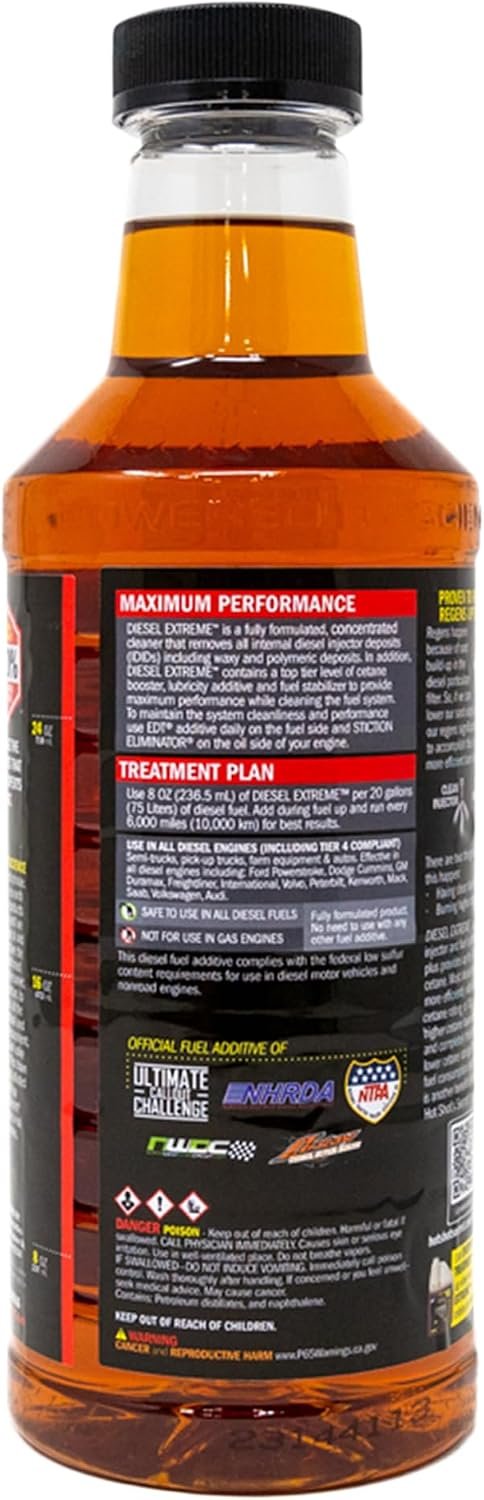 Hot Shot's Secret P040432Z Diesel Extreme Fuel Additive – 32oz Injector Cleaner and Cetane Booster Treating 80 Gallons - Image 3
