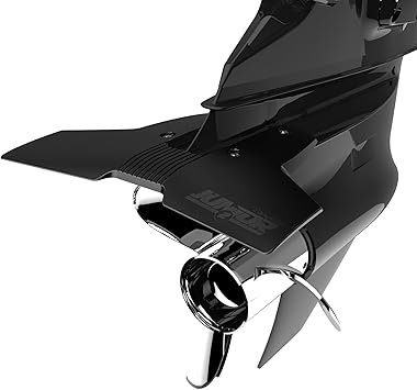 Savior Products JR21 Classic 2 Junior Hydrofoil – Black Marine Stabilizer for 9.9-40HP Outboards with 18.5in Length