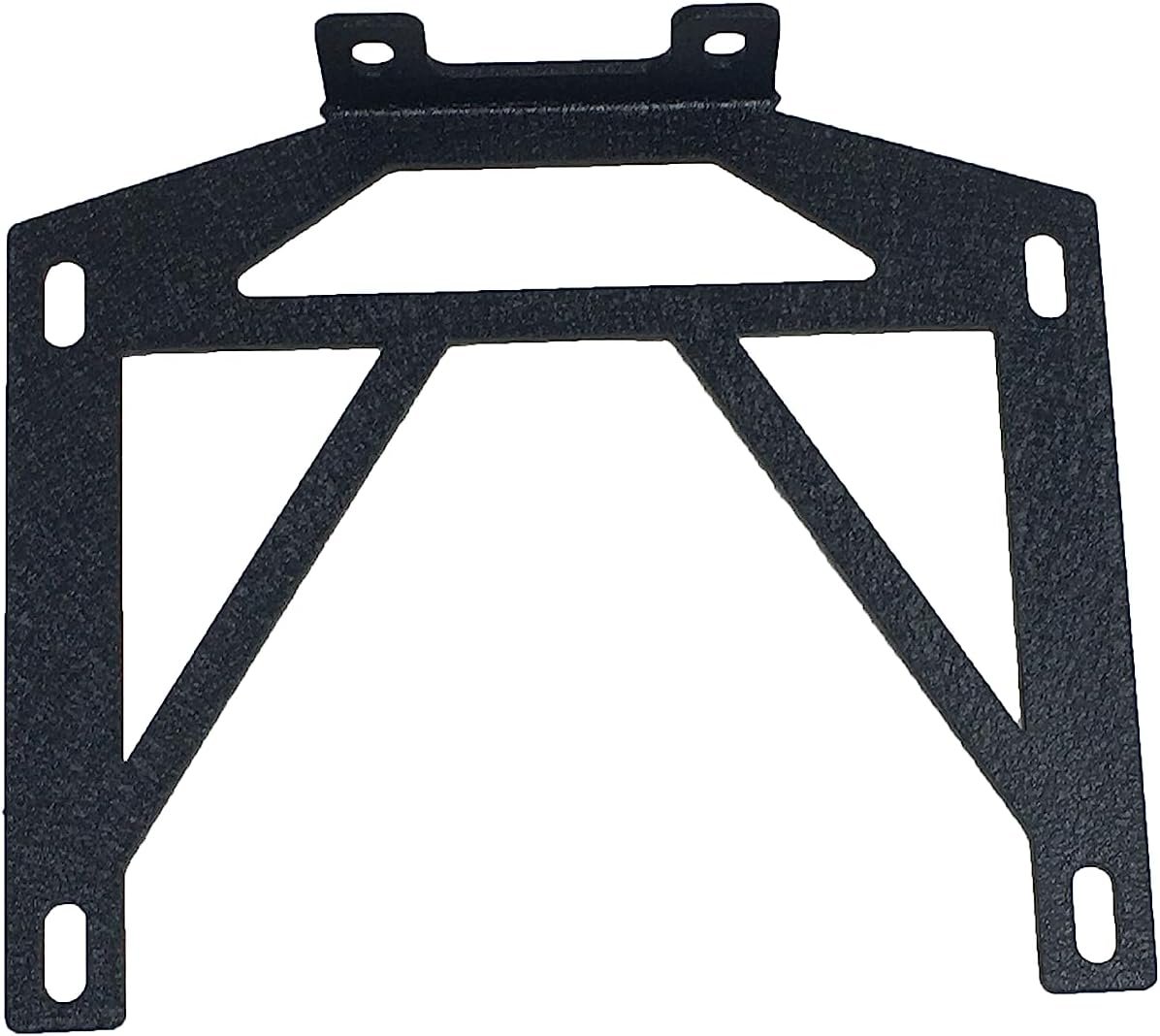 TrailFX G9028 License Plate Relocation Mount – Black Steel Bracket – Fits TrailFX JK Rear Bumpers - Image 4