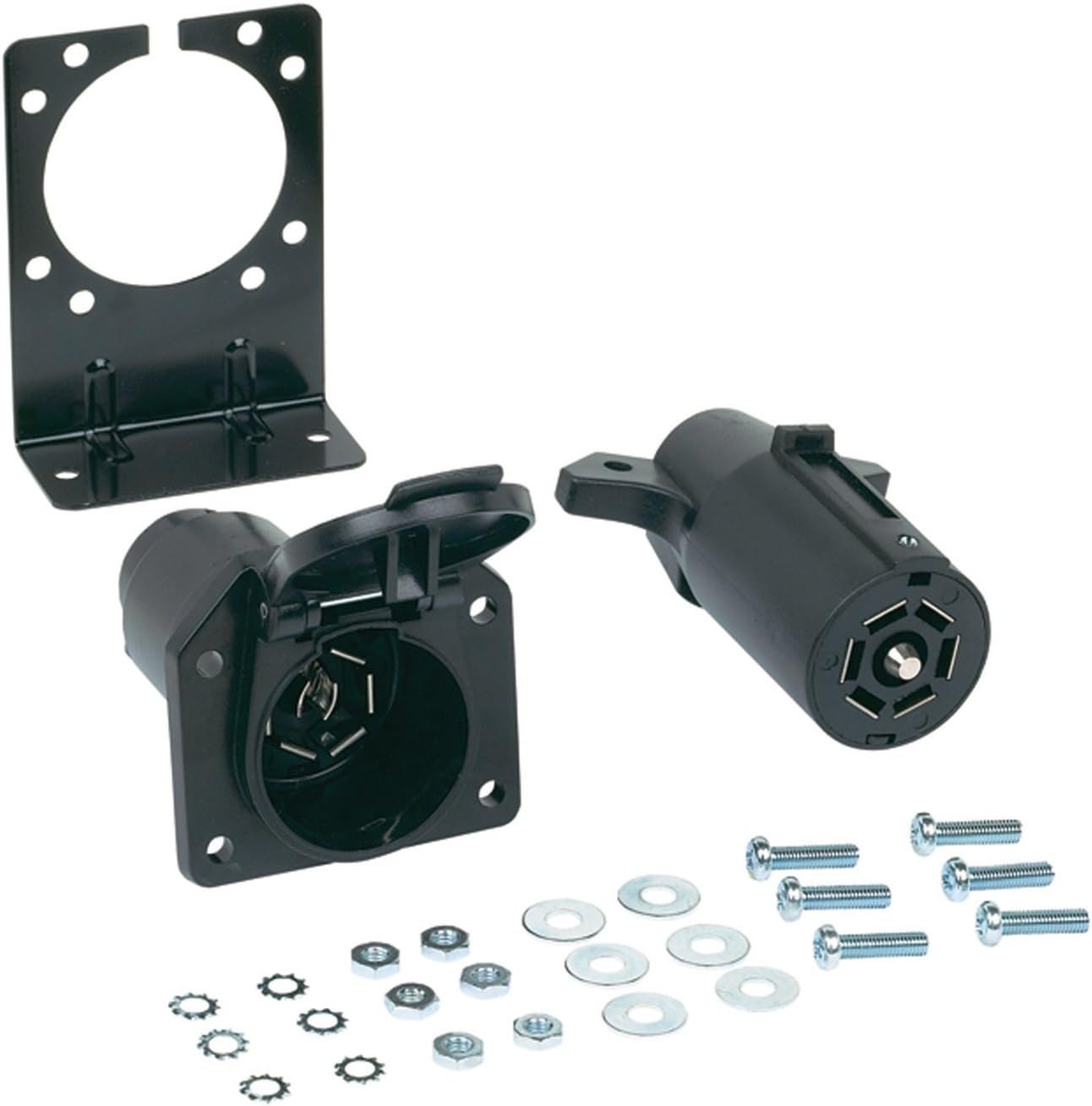 Hopkins 48465 LiteMate 7-Pole RV Wiring Kit – Complete Trailer Connector Kit with 7-Blade RV Configuration and Corrosion-Resistant Contacts - Image 2