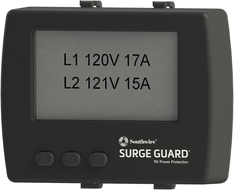 Southwire 40301 Surge Guard Wireless Display – Remote RV Power Monitor with Real-Time Voltage and Amp Readings - Image 2