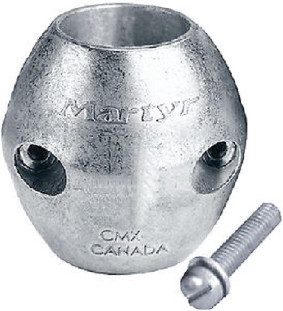 CMP Group CMX03 Streamlined Shaft Anode – 1in Zinc Collar for Propeller Shafts – 2.15in Length Saltwater Protection - Image 3
