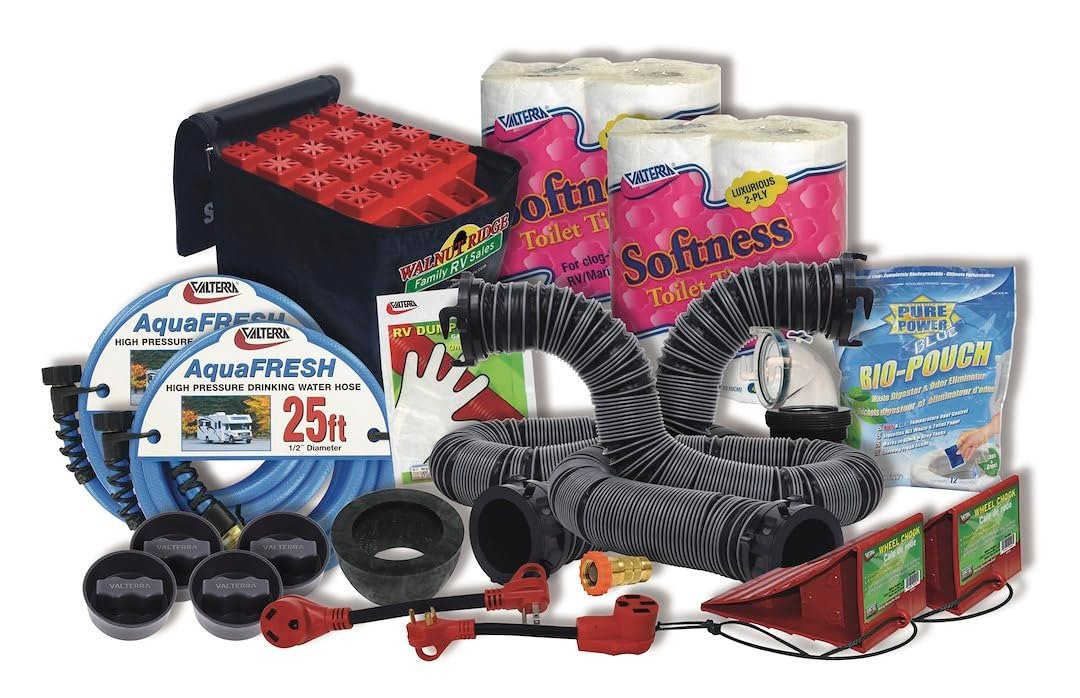 Valterra K88511WAL Gold Bundle Kit – RV Water Connection and Filtration Accessory Package for Campground Hookups