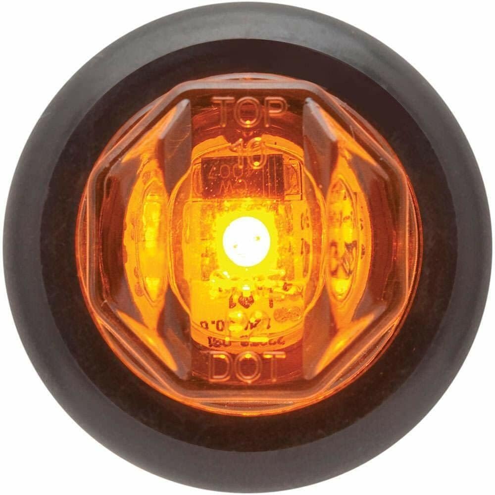 Optronics MCL12AK LED Uni-Light Kit – 1.09in Amber P2 Marker Light with Waterproof Polycarbonate Housing and Grommet - Image 4
