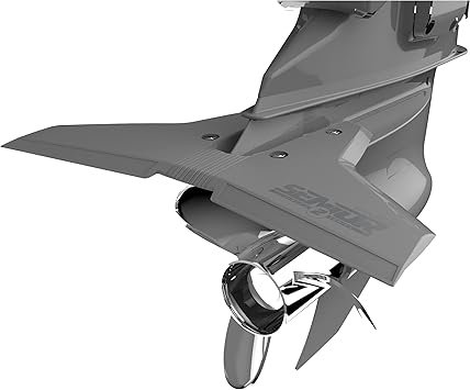StingRay Classic 2 Senior Hydrofoil Gray – Stabilizer Fin for 40 HP and Larger Outboards with Enhanced Lift and Faster Planing