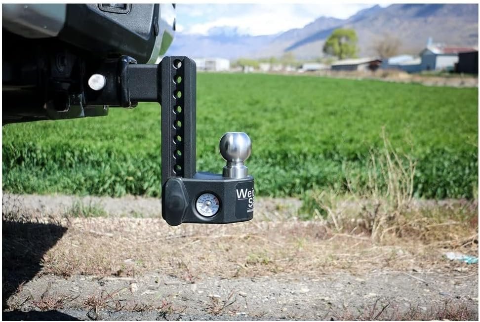 Weigh Safe SWS82 Tongue Weight Measuring Steel Hitch – 8in Drop Adjustable Ball Mount with Built-In Scale - Image 4