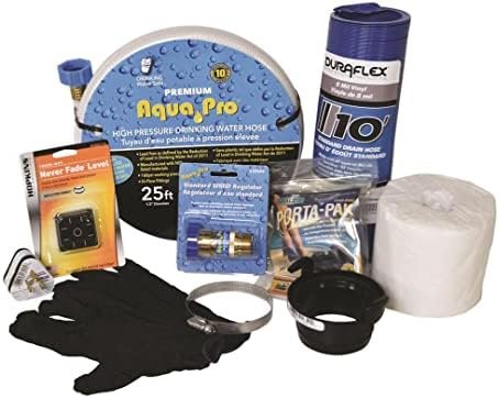 Aqua Pro 27589A Deluxe RV Starter Kit – Premium Freshwater and Sewer Hookup Accessory Package for Campground Setup - Image 2