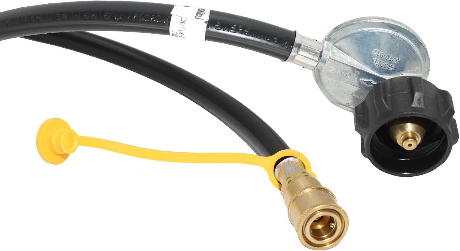 Flame King 10609596 Propane Regulator Hose – 96in LP Gas Connection Hose for RV and Appliance Installations - Image 4