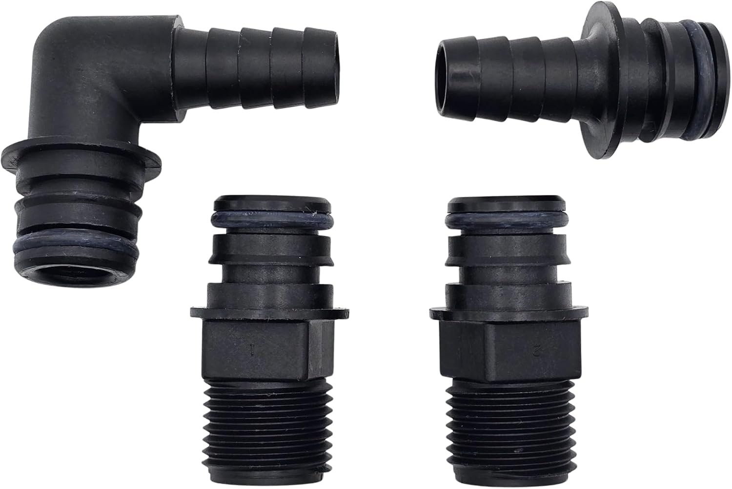 Flojet 20381001 Port Kit – Dual 1/2 in Hose Barb Quick-Connect Ports for Flojet Water Pumps - Image 3
