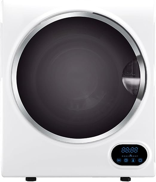 Magic Chef MCSDRY15SE Compact Electric Dryer – 1.5 Cu Ft Capacity – Ventless Countertop Laundry Solution