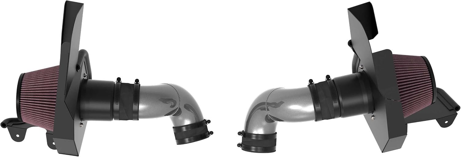 K&N 69-3541TC Performance Air Intake System – High-Flow Intake with Reusable Filter and Heat Shield - Image 2