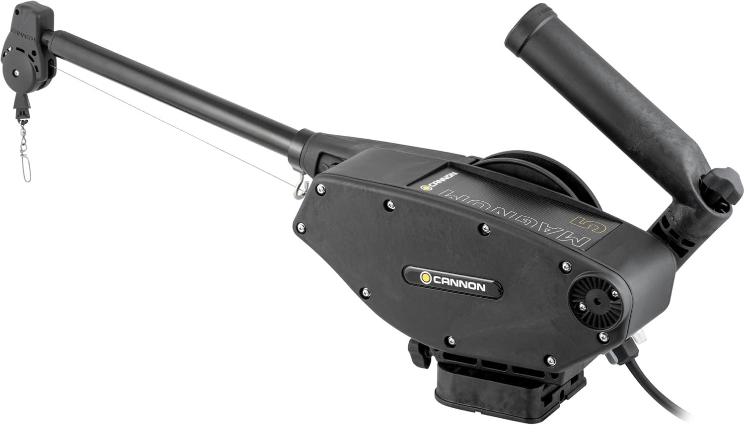 Cannon Magnum 5 ST 1902300 Electric Downrigger – 24in Fixed Boom with Stainless Cable and Auto Stop - Image 2