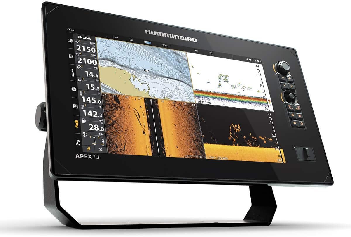 Humminbird APEX 13 411470-1 Fish Finder GPS – 13.3-Inch Full HD Display with MEGA Side Imaging+ Transducer Included - Image 2