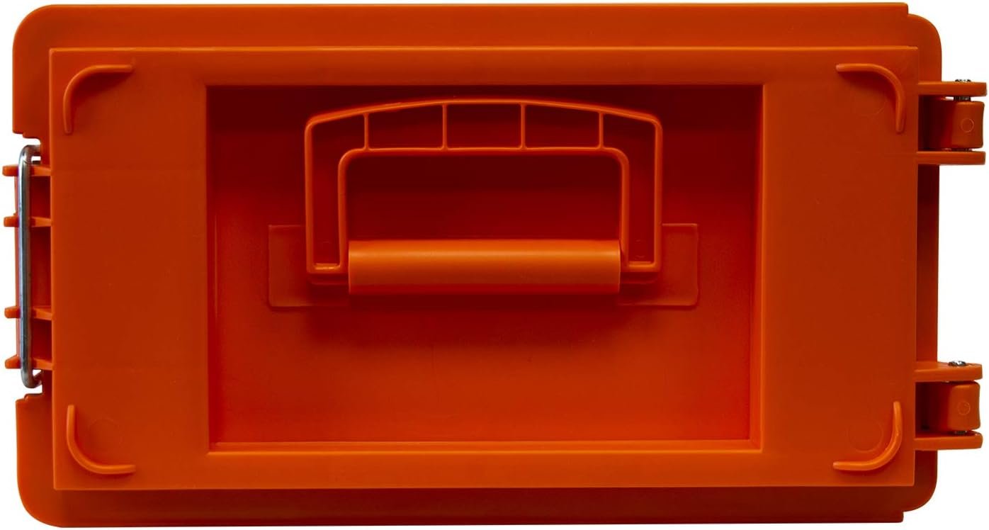 Wise 56011-15 Small Utility Dry Box – Orange Water-Resistant Storage Container for Boating, Camping, and Fishing Equipment - Image 2
