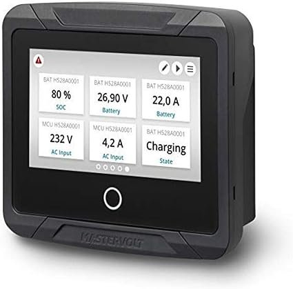Mastervolt EasyView 5 Touchscreen Display – 5in Full-Color System Monitor with MasterBus and CZone Integration