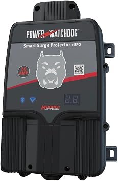 Hughes Autoformers PWD30EPOHW Power Watchdog 30 Amp Surge Protector – WiFi Monitoring with Emergency Power Off Protection