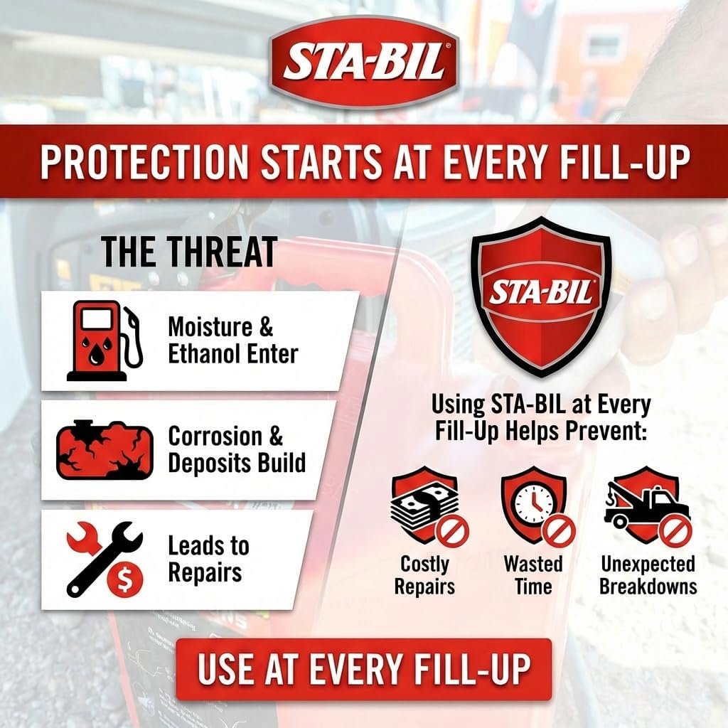 STA-BIL 22264 Ethanol Treatment – 10 oz Fuel Additive for Ethanol-Blended Gasoline Protection and Stabilization - Image 3