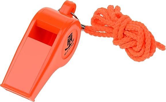 T-H Marine ESA58300DP Safety Whistle – Pealess Emergency Signaling Device – Bright Marine Safety Accessory