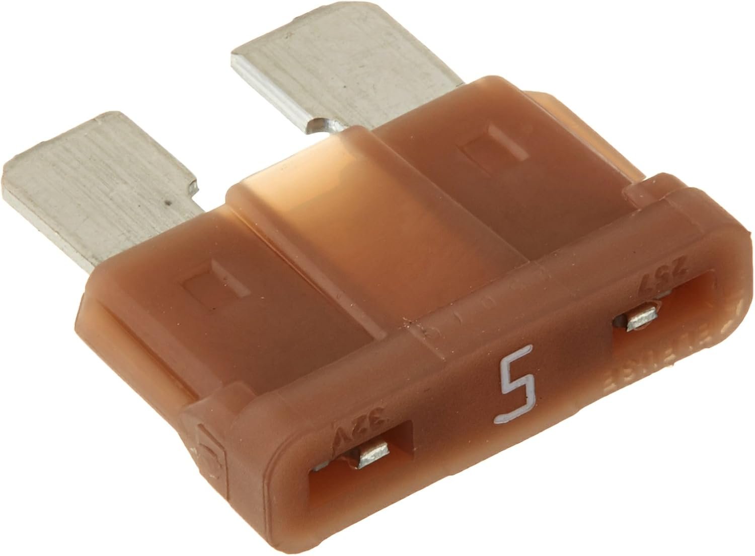 Littelfuse ATO5BP ATO Blade Fuse – 5A Fast-Acting Automotive Fuse – 32V Circuit Protection 5-Pack Tan Housing