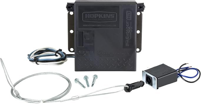 Hopkins 20099 Engager LED Breakaway System – LED Battery Monitor, Built-In Charger, Universal Trailer Application