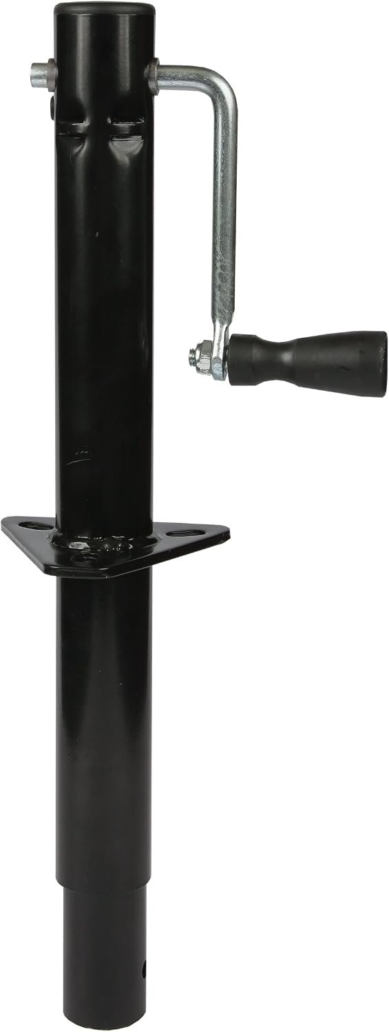 Ultra-Fab 49954031 Side-Wind Trailer Tongue Jack – 2,000 lb Capacity Swivel Jack with Bolt-On Mount
