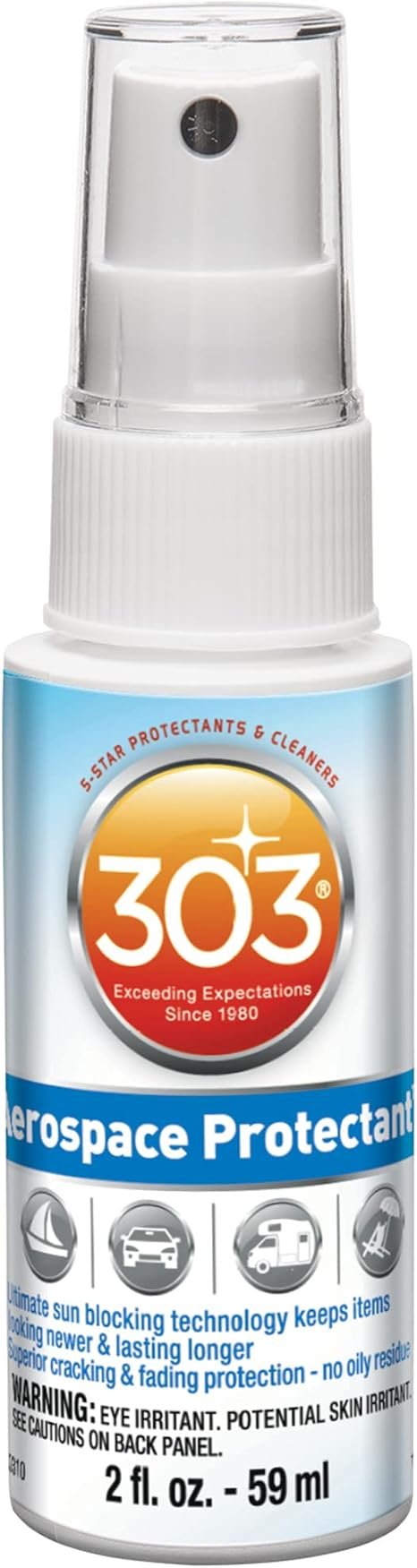 303 Products 30302 Protectant – 16 Pack 2 oz UV Surface Protectant Bottles for Vinyl, Rubber and Plastic
