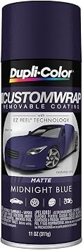 VHT CWRC812 Custom Wrap Matte Midnight Blue Removable Coating – 11 oz Aerosol Finish for Exterior Vehicle Customization