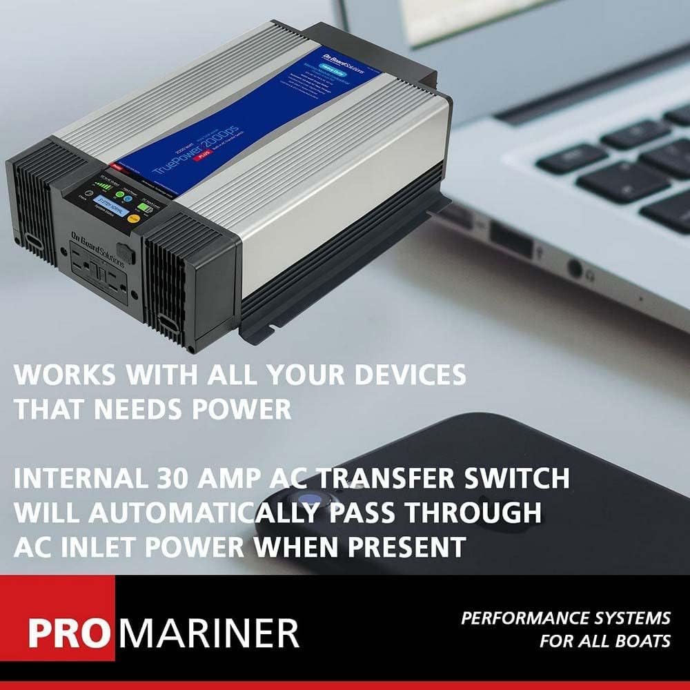 ProMariner 7200 2000W Pure Sine Wave Inverter – 12V DC to 120V AC Power Conversion with Clean Output - Image 6