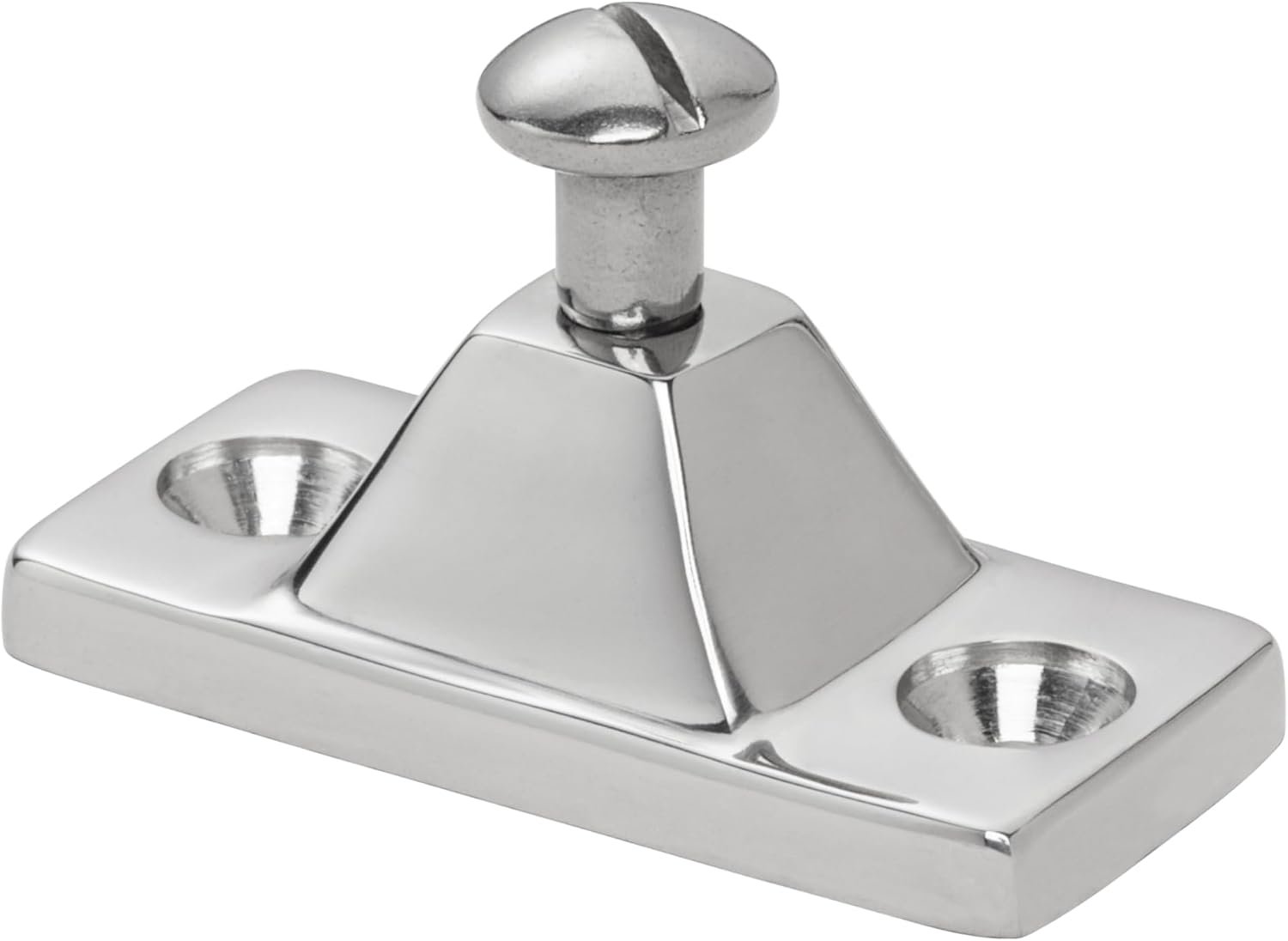 Whitecap 6109C Side-Mount Deck Hinge – Stainless Steel Bimini Top Fitting for Marine Canvas Hardware