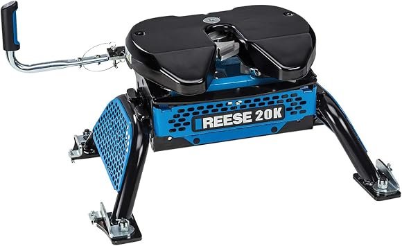 Reese M5 30890 Fifth Wheel Hitch – 20,000 lb GTW Capacity with Talon Jaw System for Chevrolet and GMC 2500HD OEM Puck Trucks