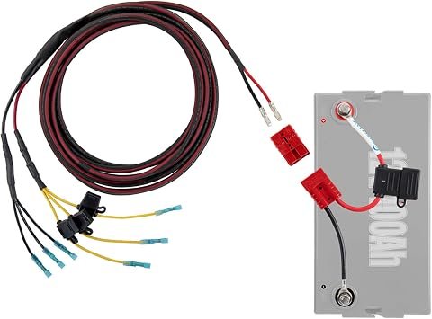 Connect-Ease CE12VGPYAK YAK EASE Graph Power Kit – 12V Quick-Connect Wiring System for Kayak Fish Finders and Marine Electronics