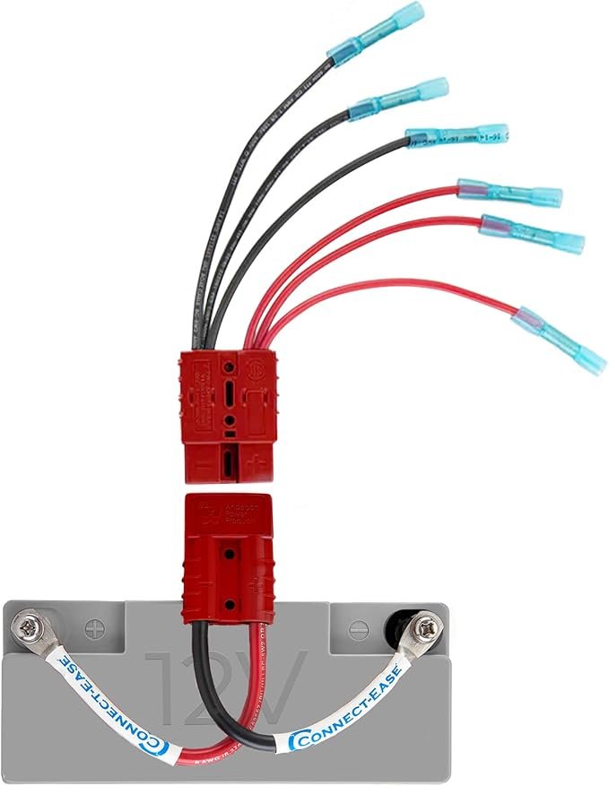Connect-Ease RCE12VKYK YAK QUIK 3 Device Connection System – 12V Plug-and-Play Power Hub for Kayak Fishing Electronics and Ice Fishing Gear