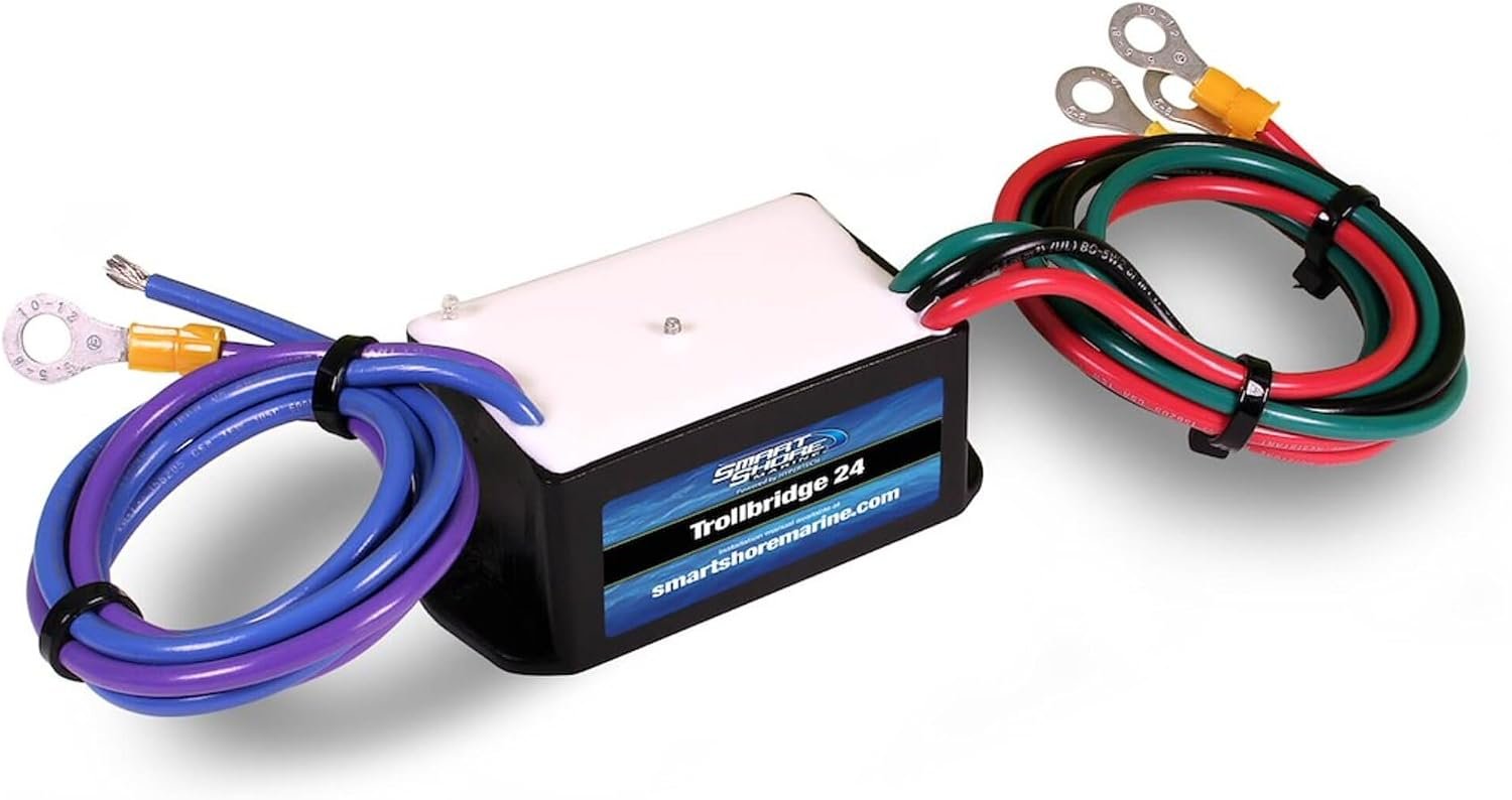 Hypertech 49000 TrollBridge 24 Battery Management System – Automatic 24V Lithium Trolling Motor Charging Controller