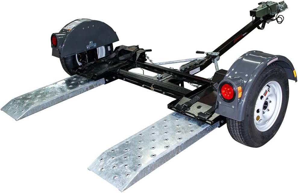 Demco 9713093 Kar Kaddy X Tow Dolly – 4,800 lb Capacity with Hydraulic Surge Disc Brakes and 42in–78in Tread Width Fitment - Image 2
