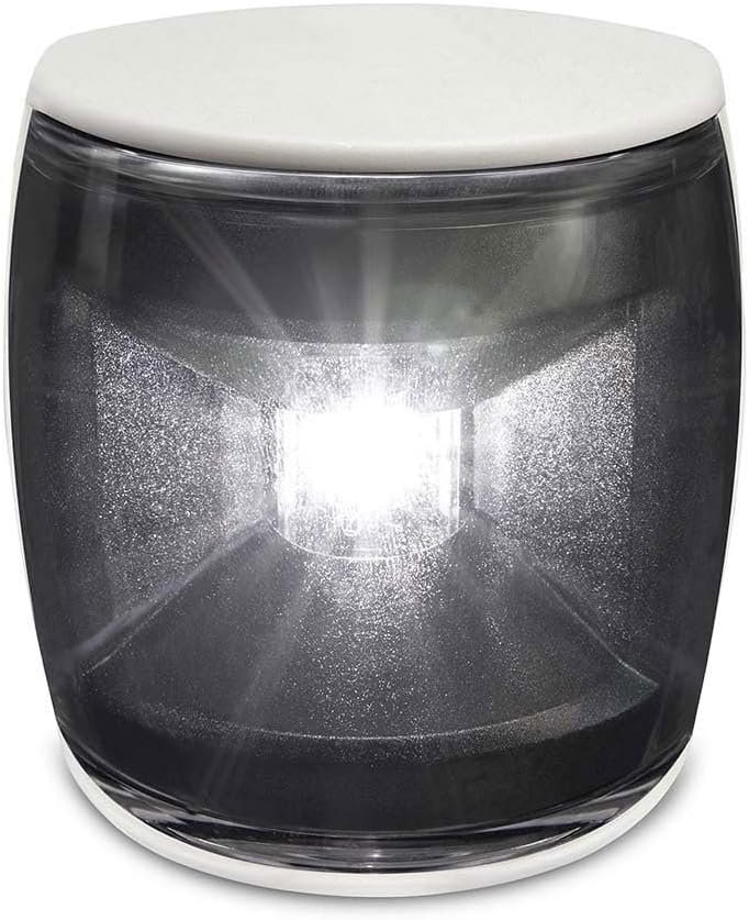HELLA Lights 17462111 NaviLED PRO Stern Navigation Light – 3NM Visibility – White Shroud LED Marine Lamp – IP67 Sealed