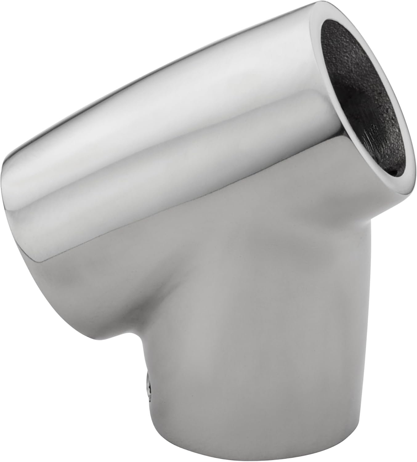 Whitecap S1490C Universal Tee Rail Fitting – 60° Chrome-Plated Zamac Design for 7/8in Tube O.D. Applications