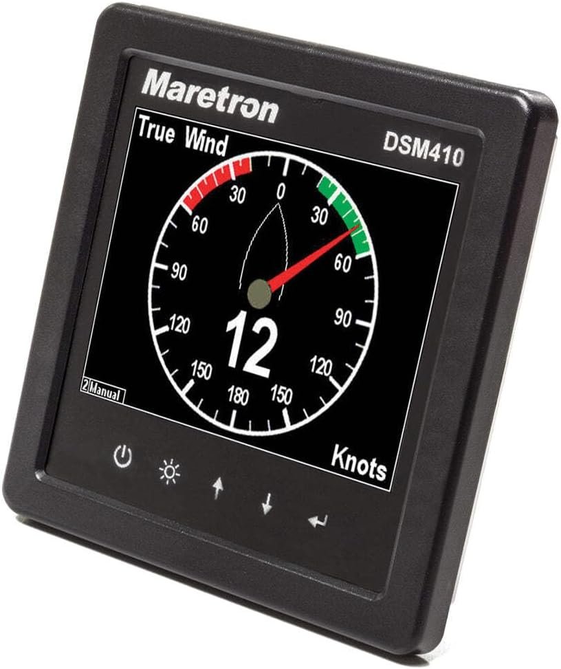 Maretron DSM410 4.1in Color Instrument Display – NMEA 2000 Multifunction Marine Monitoring Screen