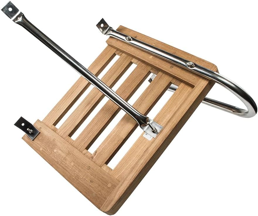 Whitecap 60900 Teak Swim Platform – Outboard Boat Platform with Mounting Hardware Included - Image 3